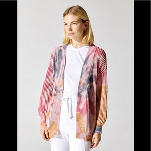 NSF “birdie” tie dye cardigan.  Size large